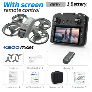Foldable RC Drone W LCD Screen Adjustable Lens