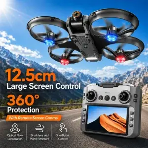 Brushless RC Drone Large Screen Remote Optical Hover