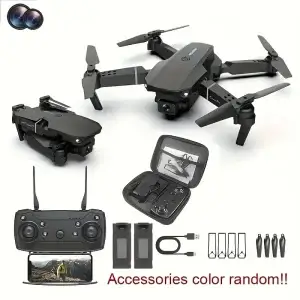 Foldable Quadcopter Drone With Dual Cameras