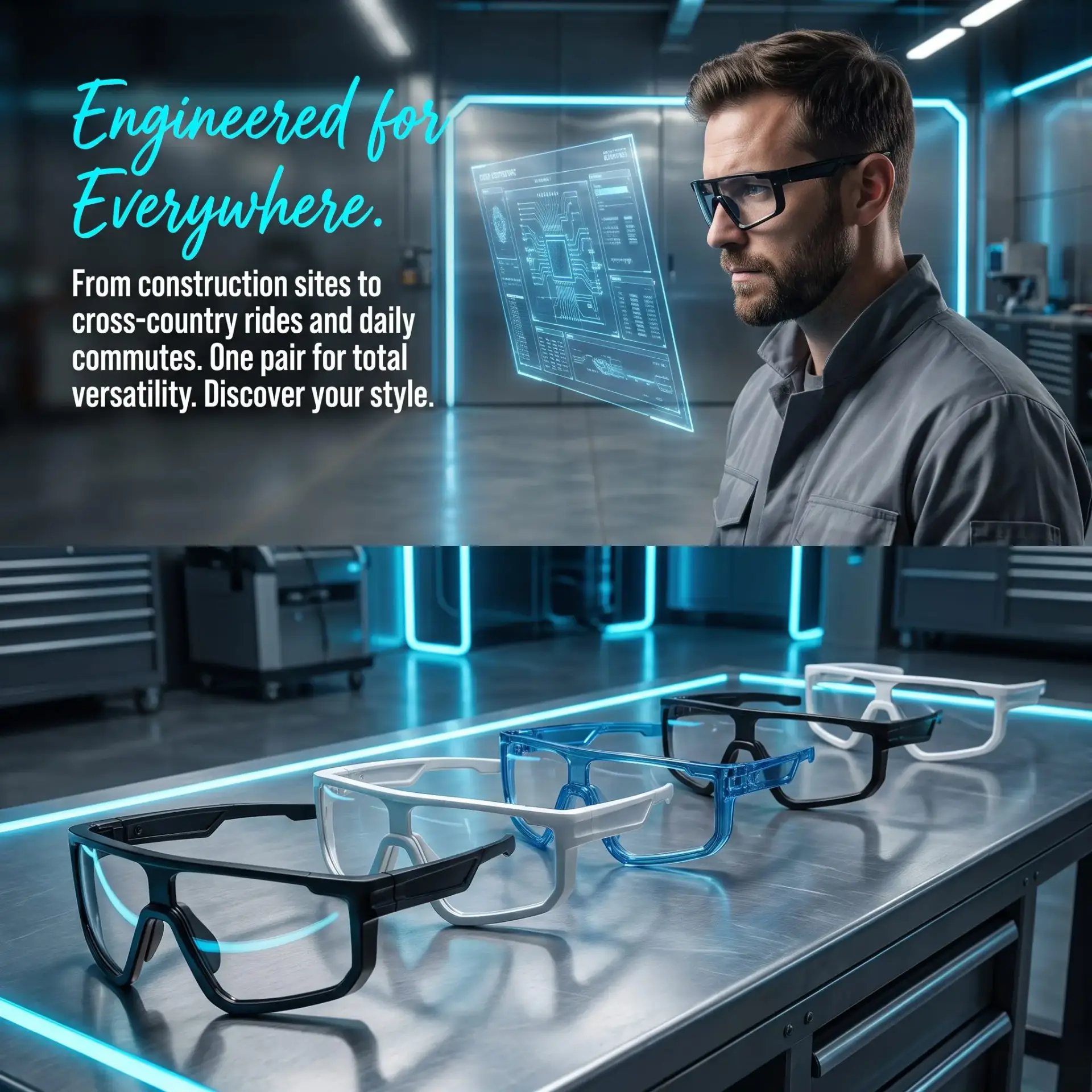 Real‑Time Translation Smart Safety Goggles - Image 4