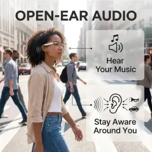 Bluetooth Smart Audio Glasses - Thumbnail Image 5