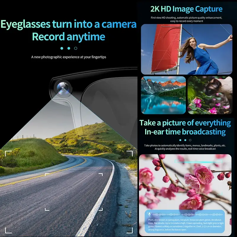 Video Recording Camera Smart Glasses - Image 5