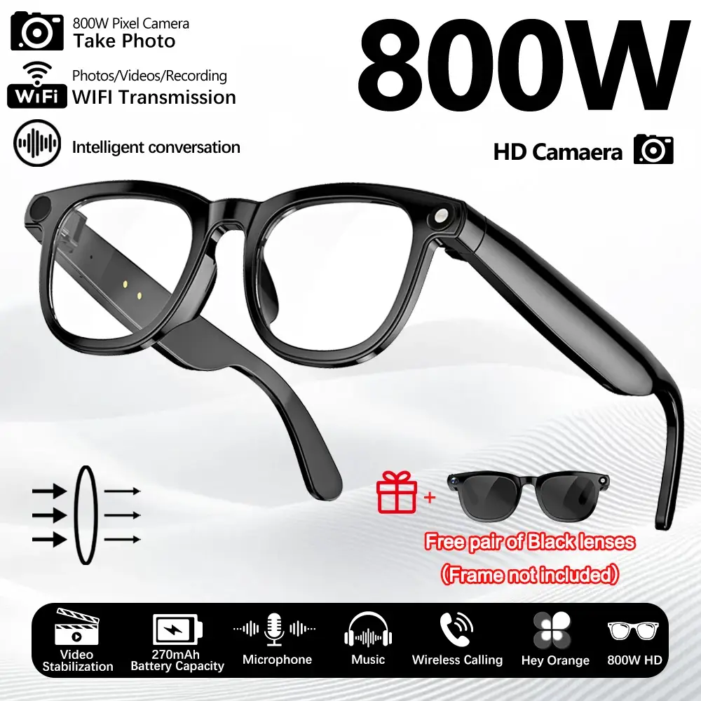 Video Recording Camera Smart Glasses - Image 1
