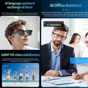 Video Recording Camera Smart Glasses - Thumbnail Image 6